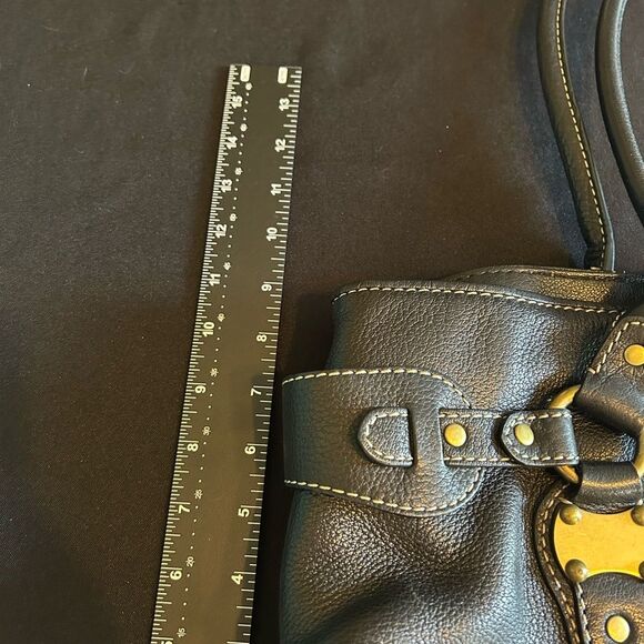 Michael Kors Black Leather Handbag Absolutely Stunning! great condition - Picture 7 of 12